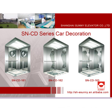 Décoration de cabine d&#39;ascenseur avec panneau de gravure (SN-CD-161)